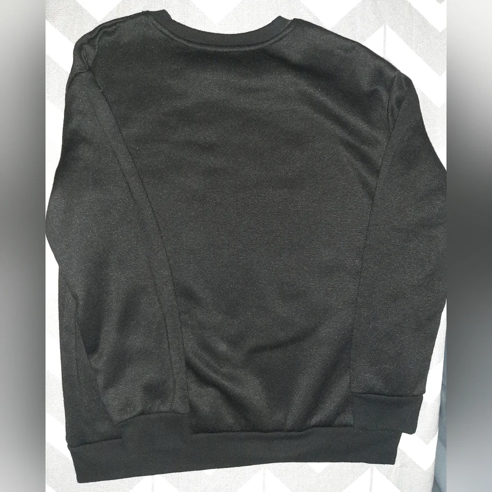 SHEIN Black Coffee Graphic Crewneck Sweatshirt M - Picture 2 of 3